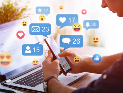 Engajamento redes sociais